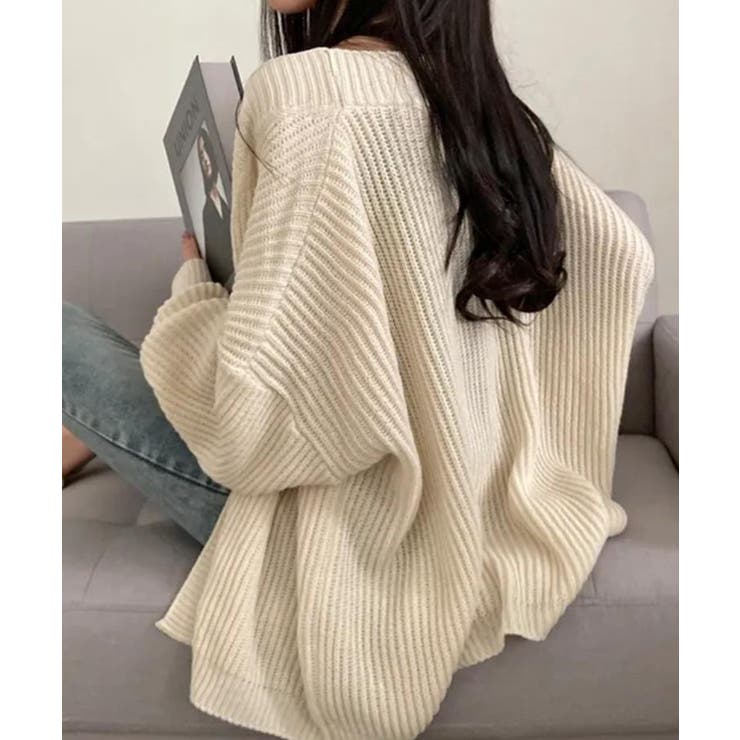 ニット カーディガン ミドルゲージ | NinaetLina | 詳細画像13 