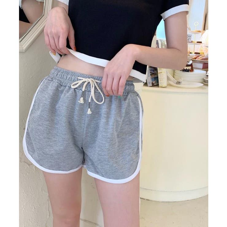 グレー | ラインショートパンツ | NinaetLina