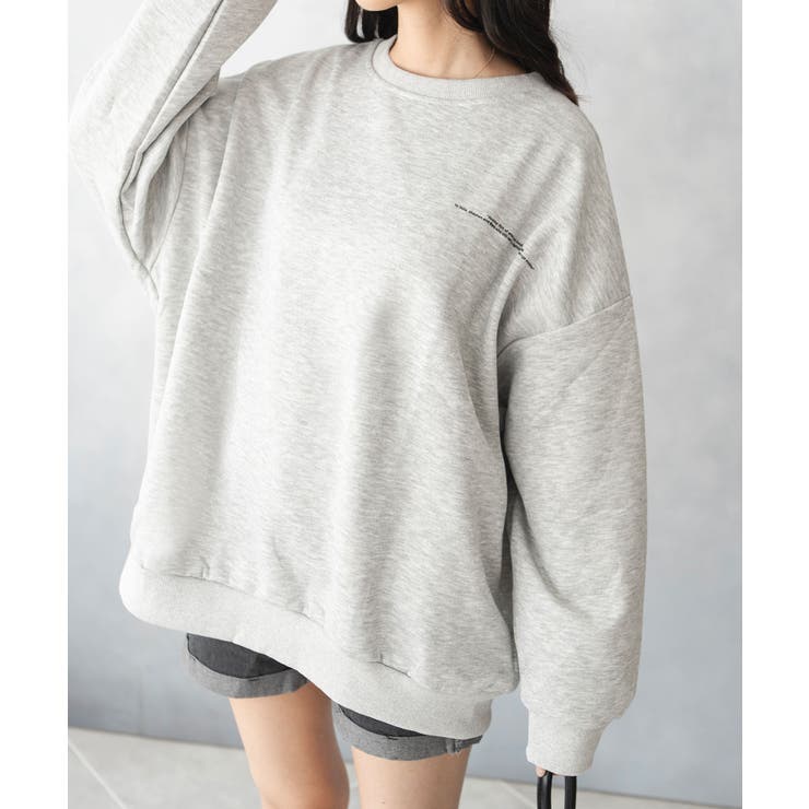 フルムーンバックプリントスエット | NinaetLina | 詳細画像14 