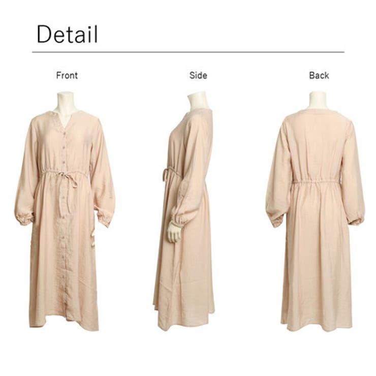 シアー素材ガウンワンピース レディース トップス | NinaetLina | 詳細画像6 