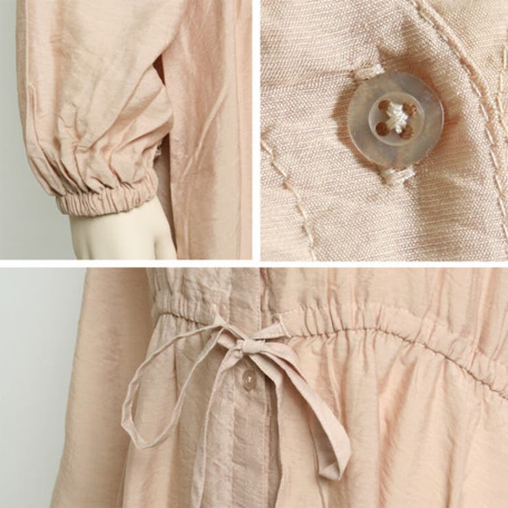 シアー素材ガウンワンピース レディース トップス | NinaetLina | 詳細画像7 