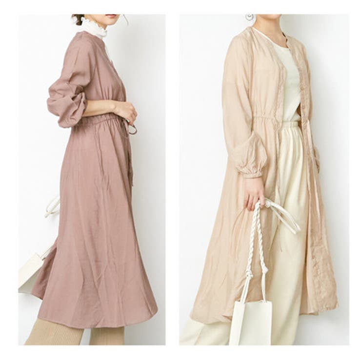 シアー素材ガウンワンピース レディース トップス | NinaetLina | 詳細画像4 