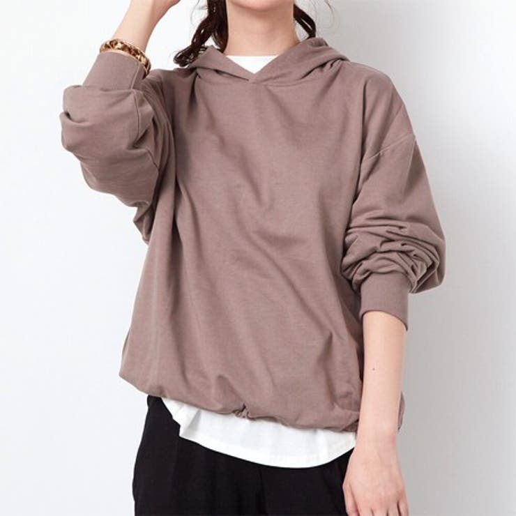 後ろ裾しぼり オーバーサイズパーカー レディース 品番 Nelw Ninaetlina ニナエリナ のレディースファッション通販 Shoplist ショップリスト