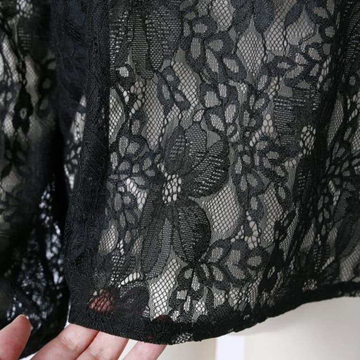 定価12万 新品未使用 N°21 ヌメロ 総レース シースルーブラウス 黒 ブラウス レディース 刺繍 総レース シースルー 透け感