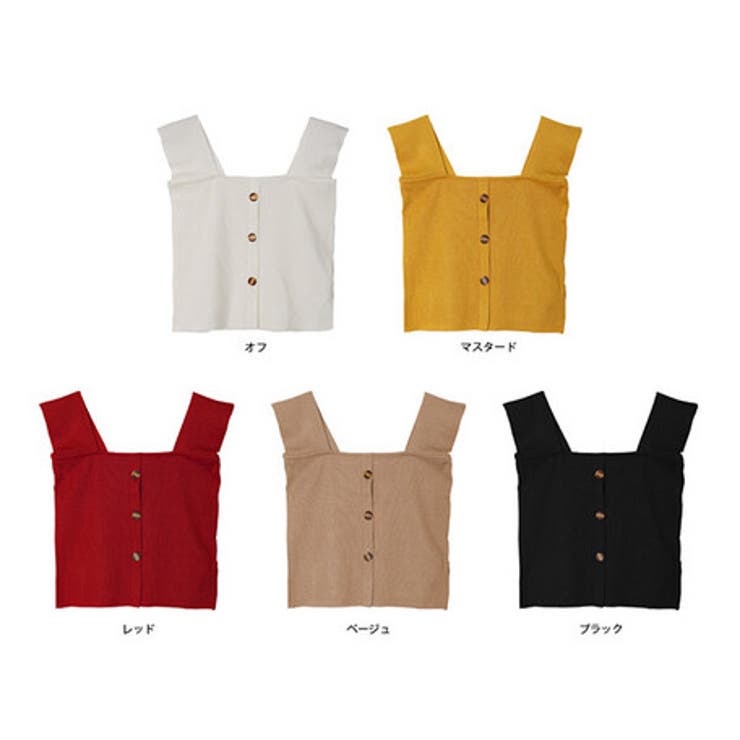 フロントボタンノースリーブトップス レディース トップス | NinaetLina | 詳細画像3 