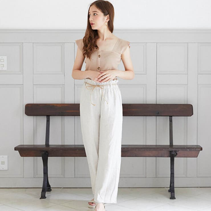 フロントボタンノースリーブトップス レディース トップス | NinaetLina | 詳細画像6 