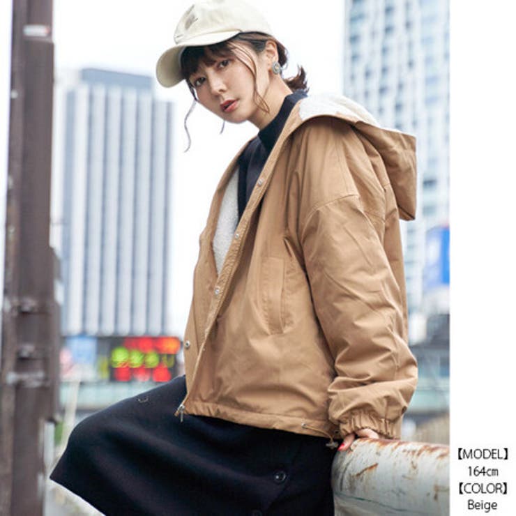 裏ボアオーバーサイズマウンテンパーカー レディース トップス 品番 Nelw Ninaetlina ニナエリナ のレディース ファッション通販 Shoplist ショップリスト