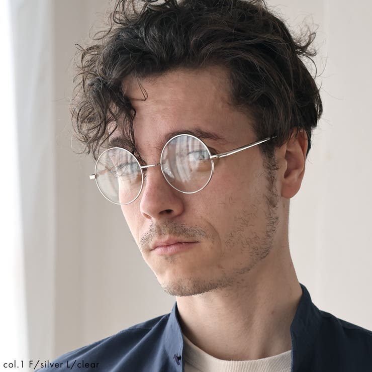 ラウンドめがね メタルフレーム 伊達メガネ | NinaetLina | 詳細画像2 