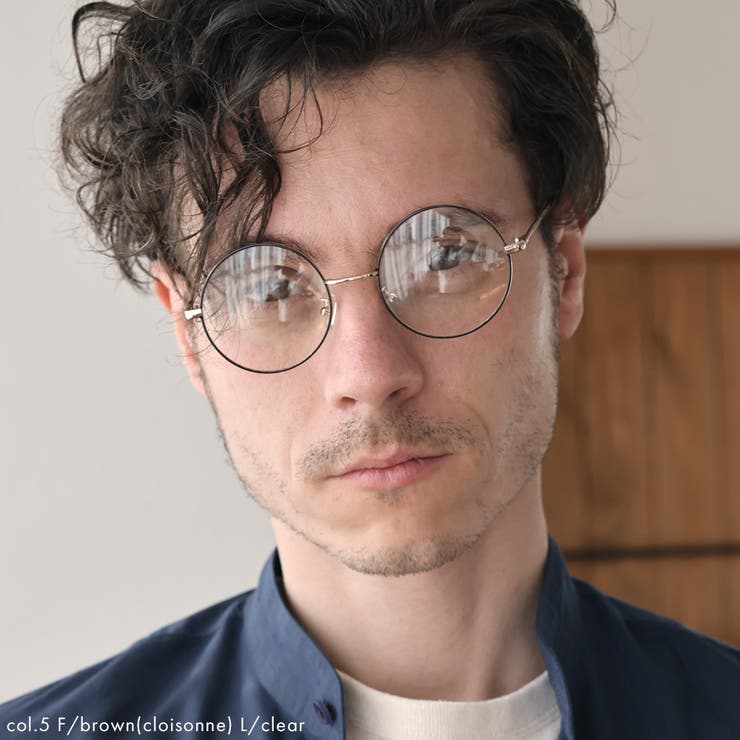 ラウンドめがね メタルフレーム 伊達メガネ | NinaetLina | 詳細画像16 