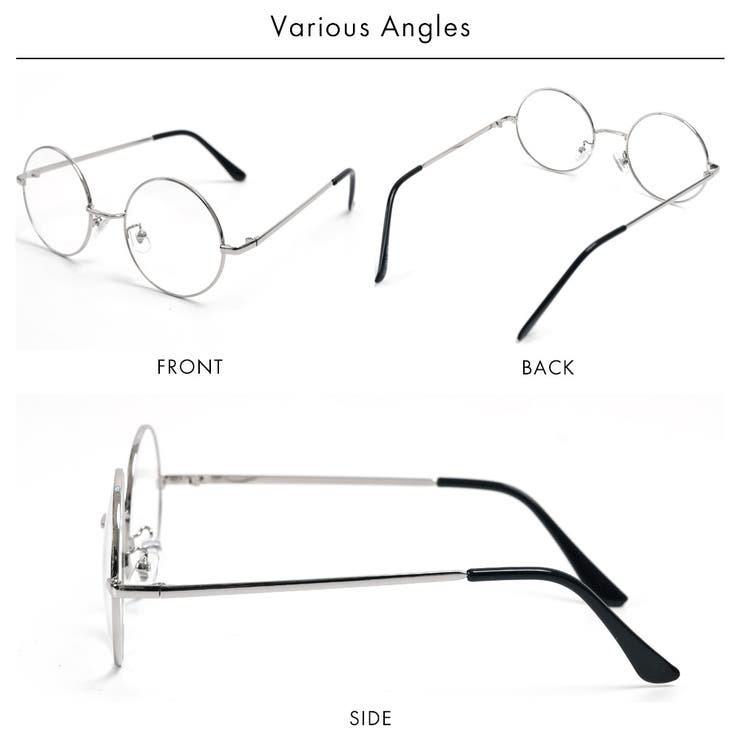 ラウンドめがね メタルフレーム 伊達メガネ | NinaetLina | 詳細画像21 