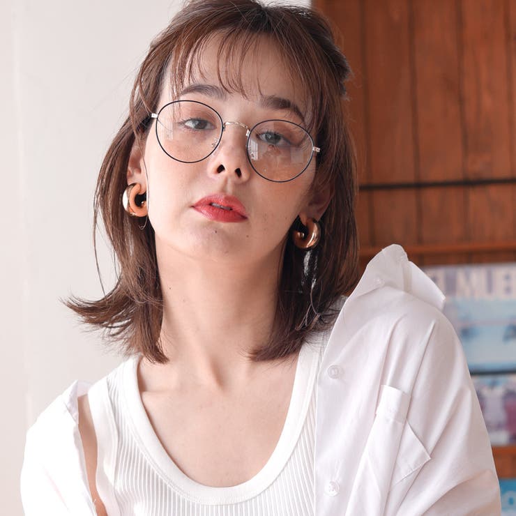 ボストンメタルメガネ メタルフレーム 伊達メガネ | NinaetLina | 詳細画像3 