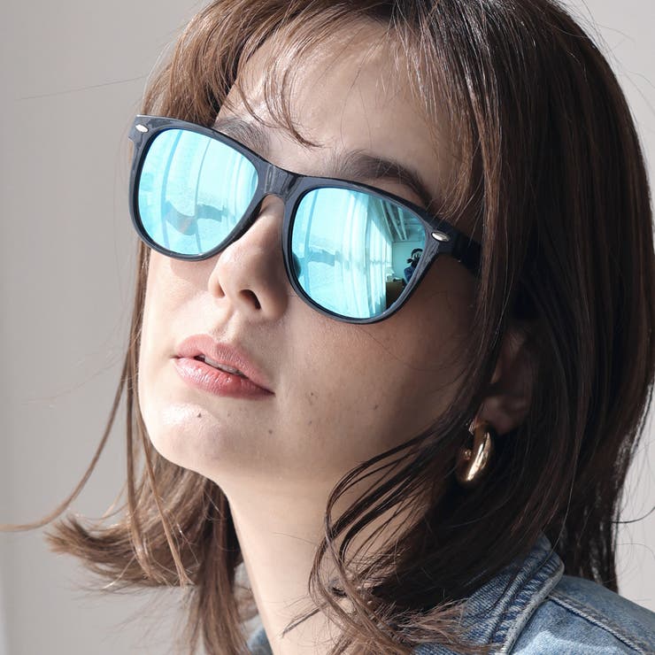 COL.1 | ウェリントン フレーム ミラーレンズ サングラス | NinaetLina