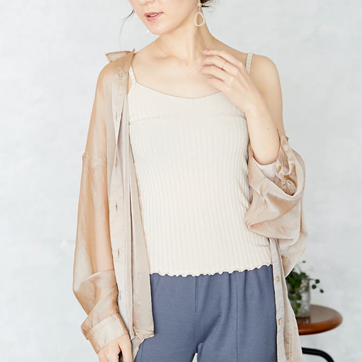 メローテレコリブキャミソール レディース トップス | NinaetLina | 詳細画像5 