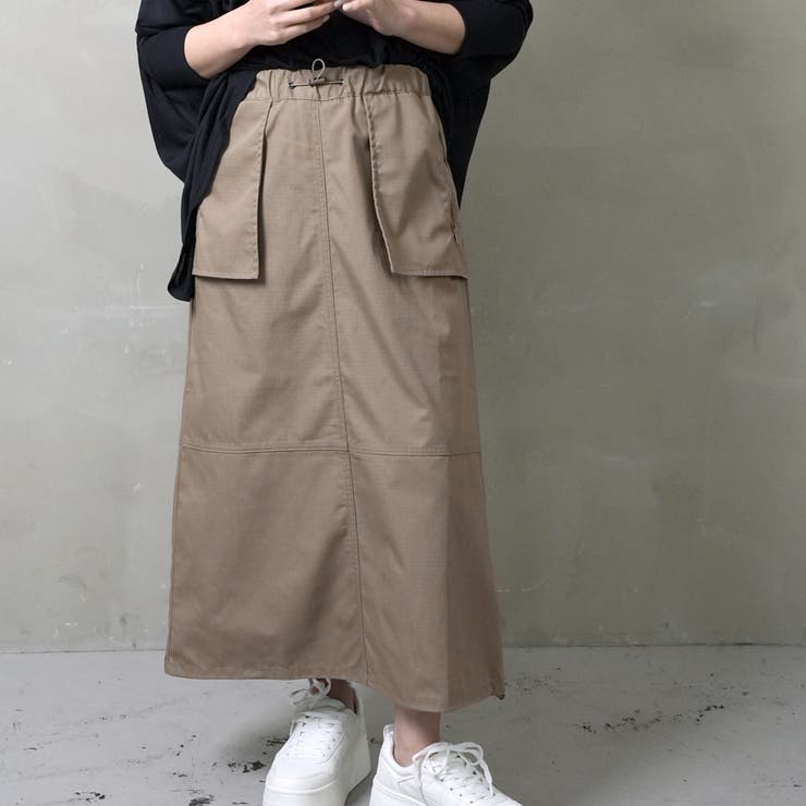 リップストップドロストカーゴスカート | NinaetLina | 詳細画像6 