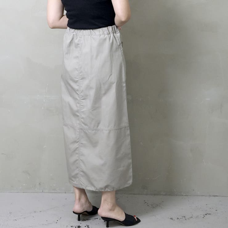リップストップドロストカーゴスカート | NinaetLina | 詳細画像9 