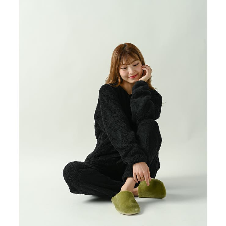 シープボア 前釦アウターパンツ上下セット | NinaetLina | 詳細画像5 