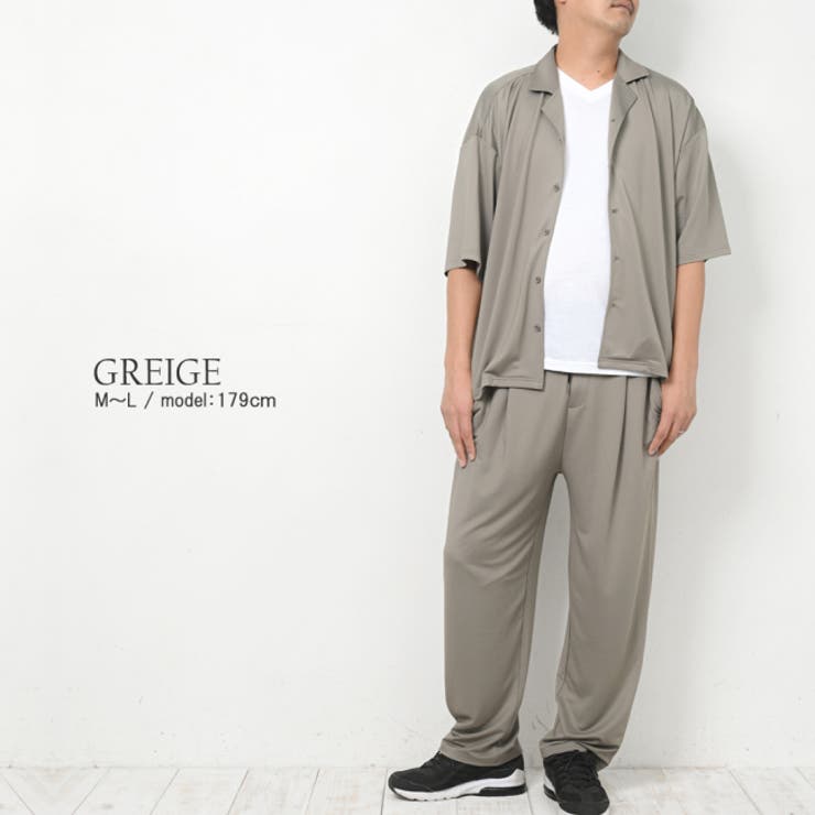高撥水 男女兼用オープンカラーシャツ上下 | NinaetLina | 詳細画像6 