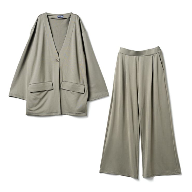 高撥水 ノーカラージャケット上下スーツ | NinaetLina | 詳細画像7 