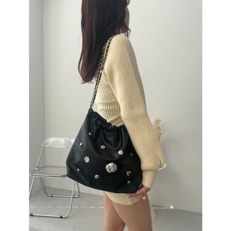 スクエアネックニットワンピース レディース ニット | NinaetLina | 詳細画像13 