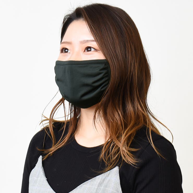 ブラック | 洗えるマスク 1パック3枚セット 在庫あり | NinaetLina