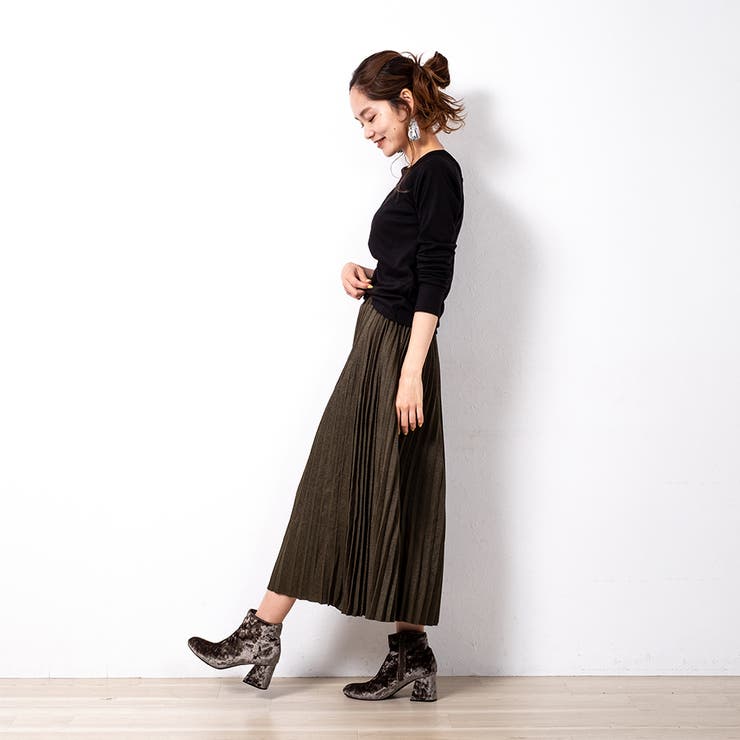 ラメプリーツロングスカート レディース ボトムス | NinaetLina | 詳細画像14 