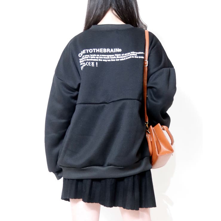 裏起毛スエットトレーナー レディーストップス 秋冬新作 | NinaetLina | 詳細画像12 