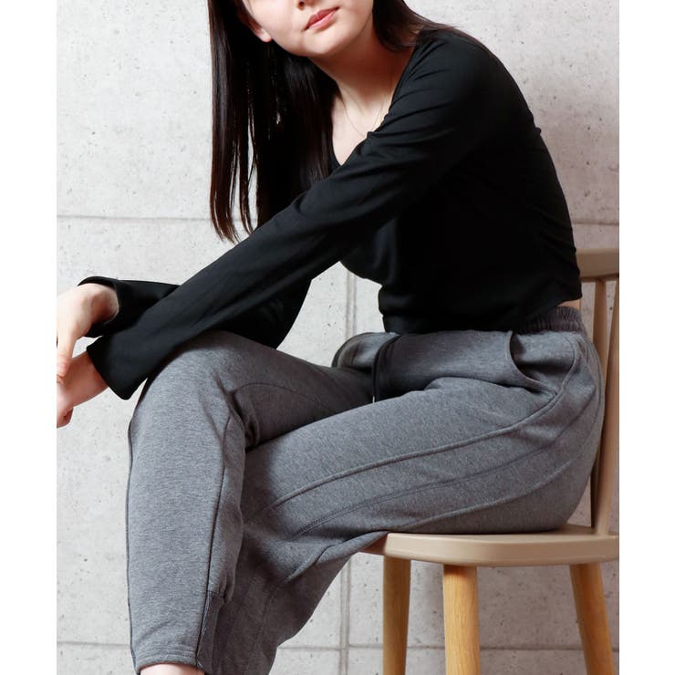 クロップド丈長袖カットソー レディース トップス | NinaetLina | 詳細画像12 