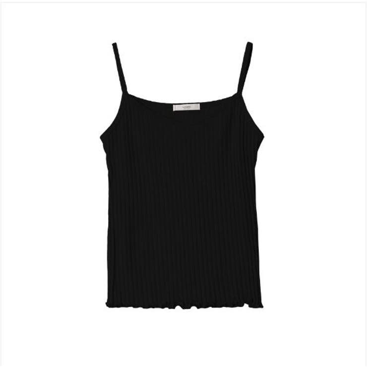 ブラック | メローテレコリブキャミソール レディース トップス | NinaetLina