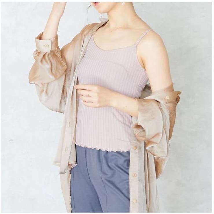 ラベンダー | メローテレコリブキャミソール レディース トップス | NinaetLina