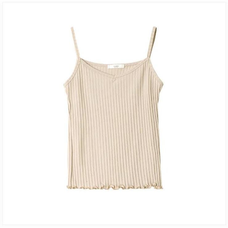 ベージュ | メローテレコリブキャミソール レディース トップス | NinaetLina