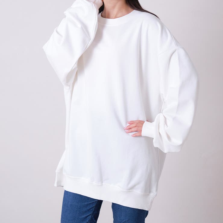 裏毛スエットトレーナー レディース トップス | NinaetLina | 詳細画像3 