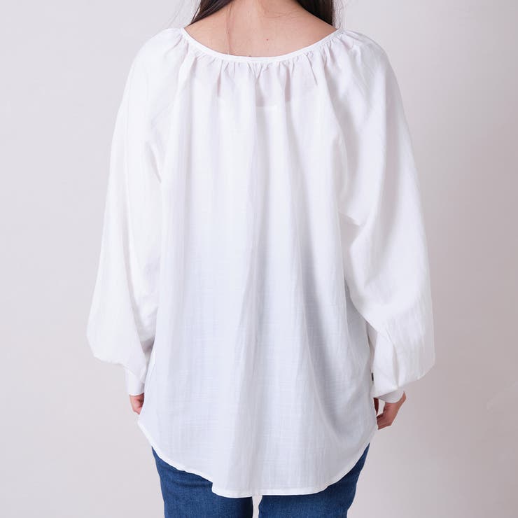 ギャザーブラウス レディース トップス | NinaetLina | 詳細画像4 