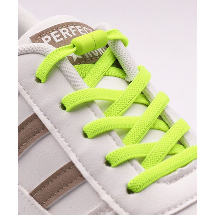 蛍光イエロー | 靴紐 スニーカー ゴム | ninon
