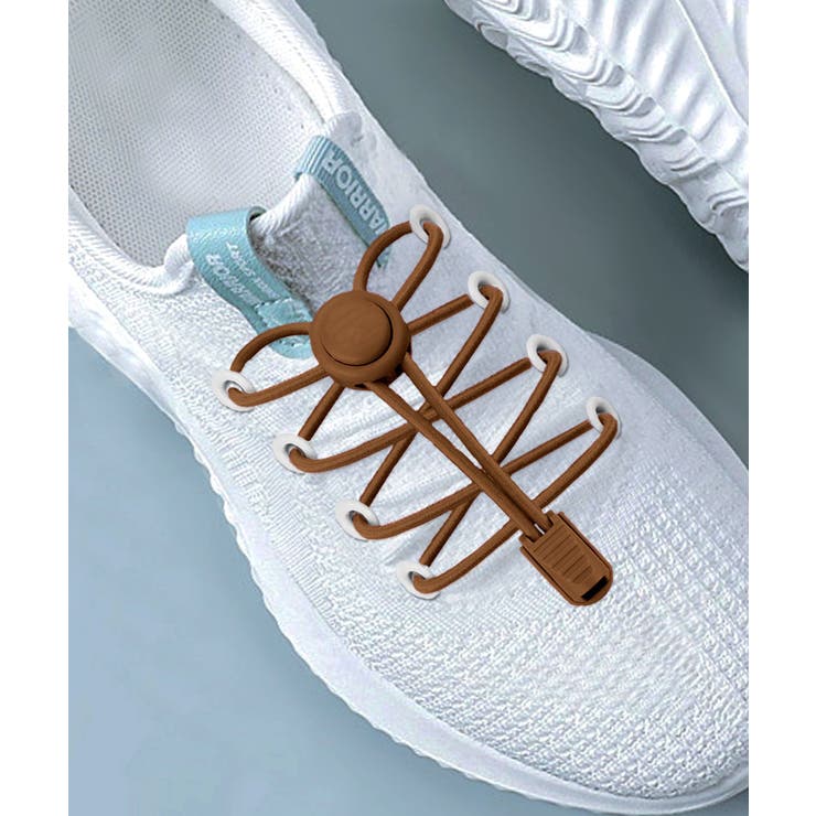 ブラウン | 靴紐 結ばない ゴム | ninon