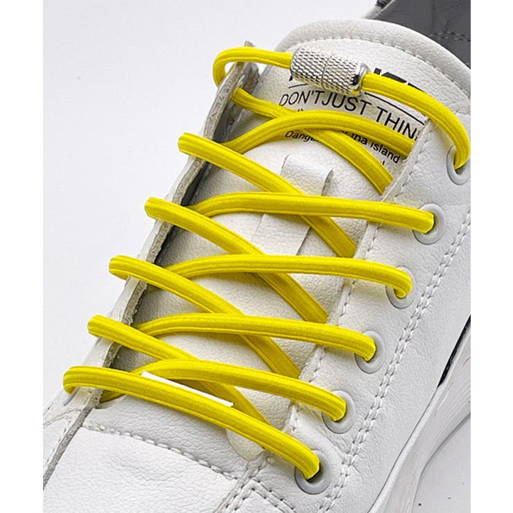 イエロー | 靴紐 結ばない ゴム | ninon