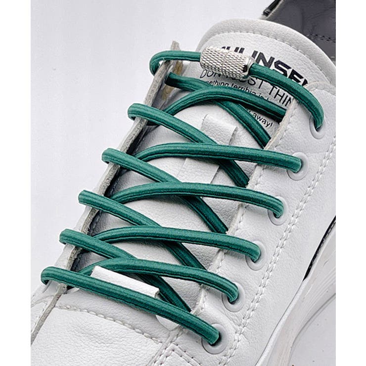 グリーン | 靴紐 結ばない ゴム | ninon