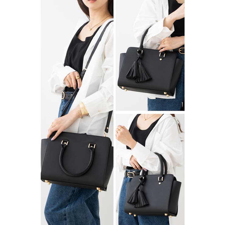 ハンドバッグ レディース 黒 | ninon | 詳細画像26 