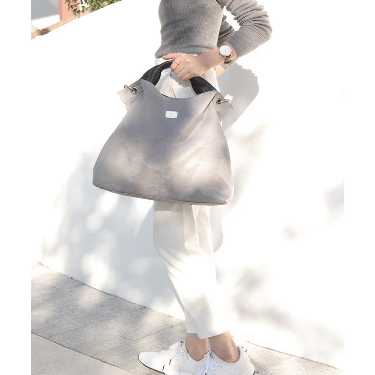 ナイロングレー/ブラック | 斜めがけバッグ ハンドバッグ レディース | ninon