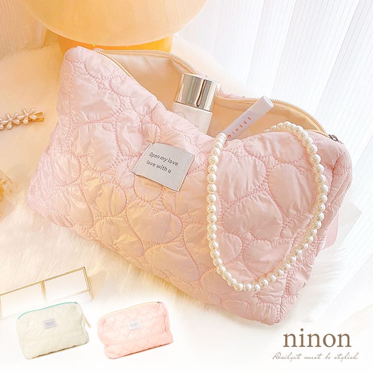 ポーチ 小物入れ 大きめ[品番：NNNA0002631]｜ninon（ニノン）の