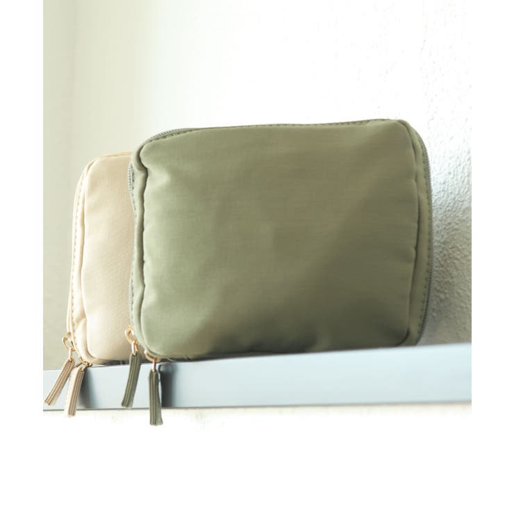 グリーン | ポーチ メイクポーチ 化粧 | ninon