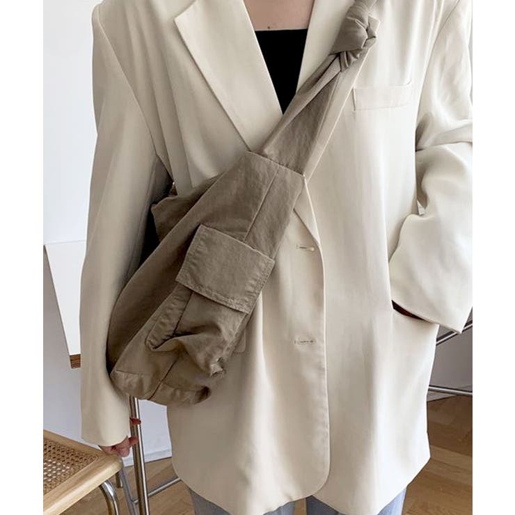 グレージュ | ショルダーバッグ レディース 斜めがけ | ninon