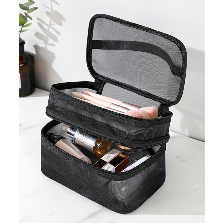 ブラック | ポーチ 小物入れ おしゃれ | ninon