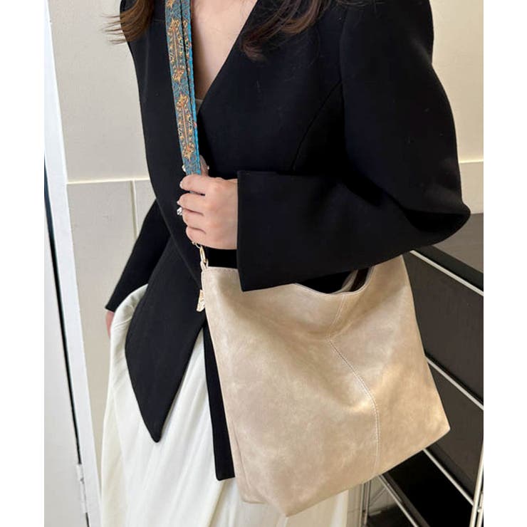 アイボリー | ショルダーバッグ レディース PU | ninon