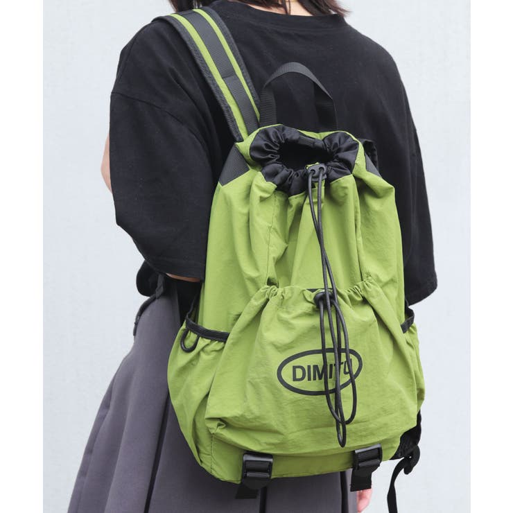 【希少カラー✨極美品】イルビゾンテ　リュック　オールレザー　グリーン　ロゴ型押し リュックサック レディース 大容量[品番：NNNA0003267]｜ninon