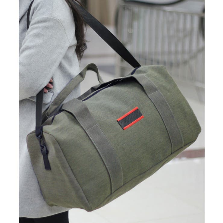 一の字開き/グリーン | ボストンバッグ レディース 修学旅行 | ninon