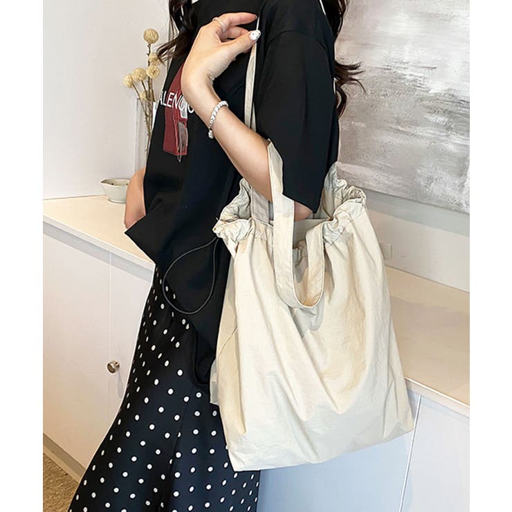 アイボリー | トートバッグ レディース 大きめ | ninon