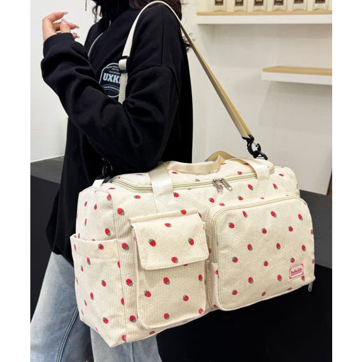 オフホワイト | ボストンバッグ 修学旅行 小学生 | ninon