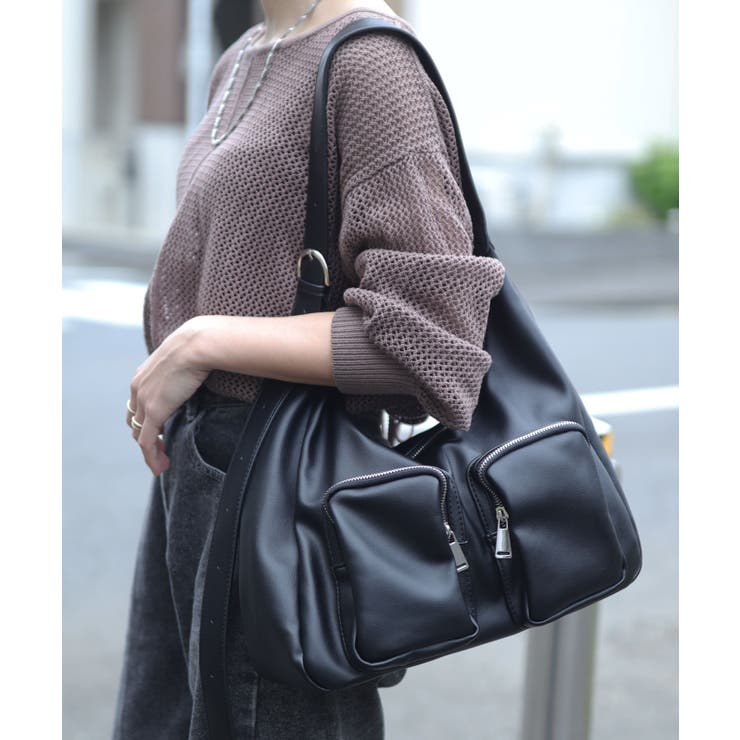 ブラック | ショルダーバッグ レディース 斜めがけ | ninon