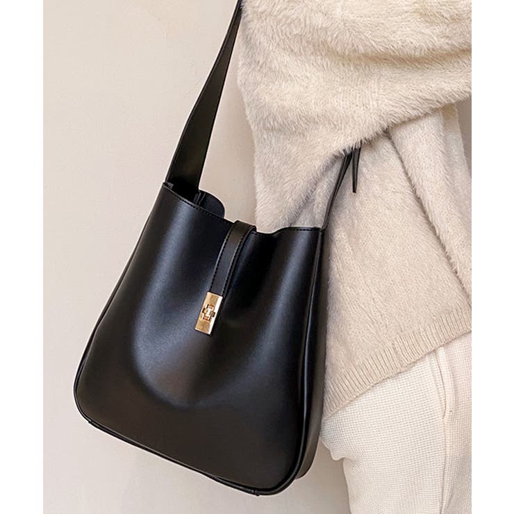 ブラック | ショルダーバッグ レディース PU | ninon