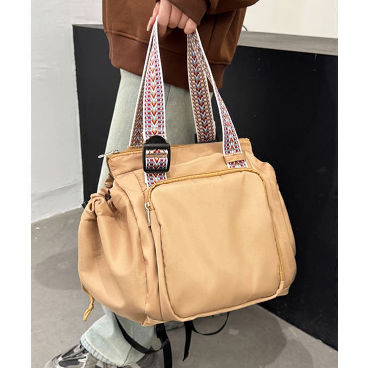 ライトブラウン | マザーズバッグ リュック トート | ninon